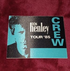 Tour '85 Crew Blue & Black Art Print